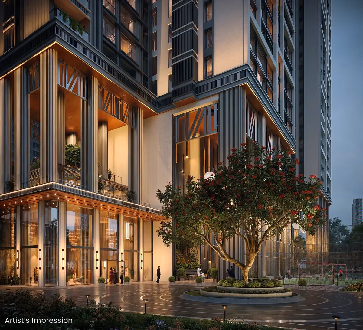Rivali Park Skyleap residence view