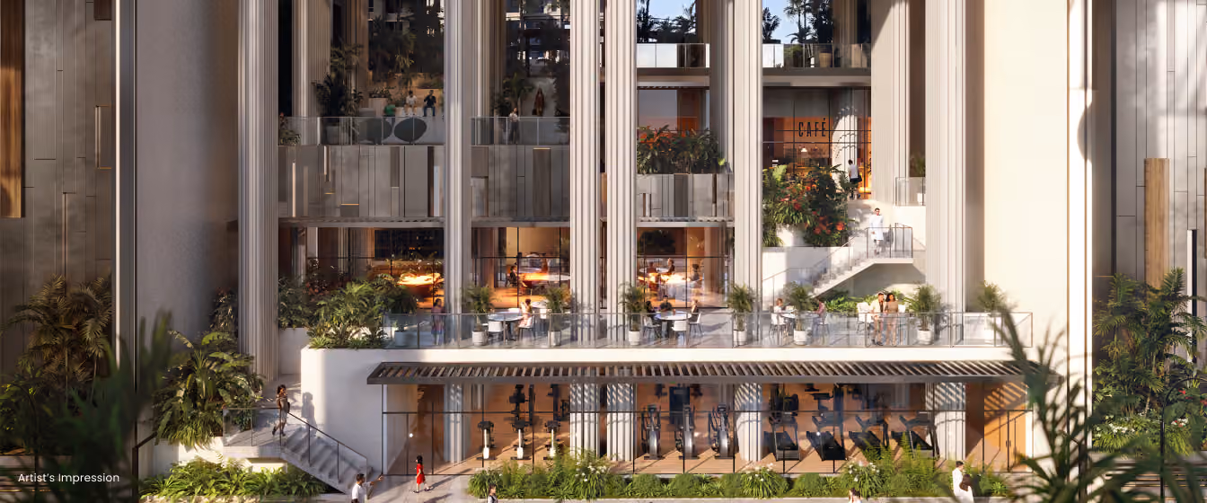 Rivali Park Skyleap clubhouse and leisure